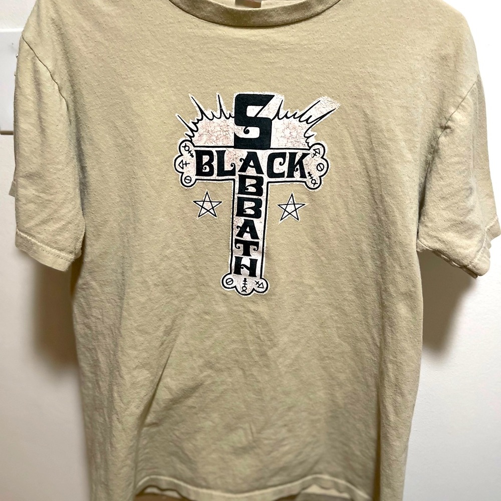 Rare vintage Black Sabbath concert promo shirt.